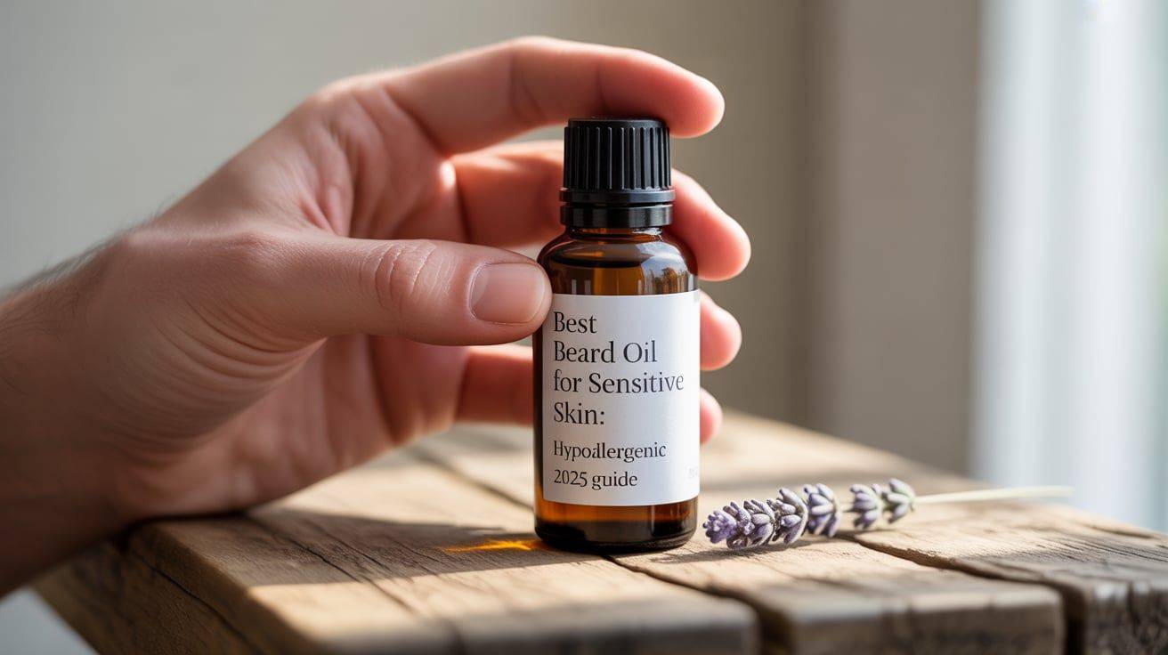 Best hypoallergenic beard oil for sensitive skin in 2025 with natural ingredients like jojoba and argan oil for gentle beard care.