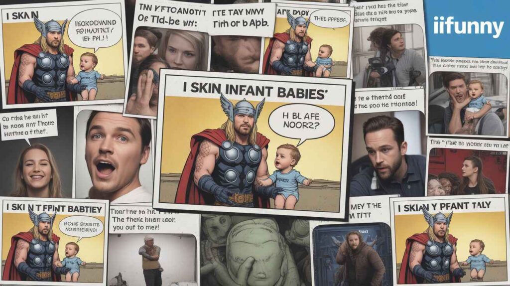 I Skin Infant Babies meme going viral across iFunny, Pinterest, Twitter, and Imgflip with remixes and edits